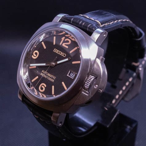 panerai watch mod on seiko